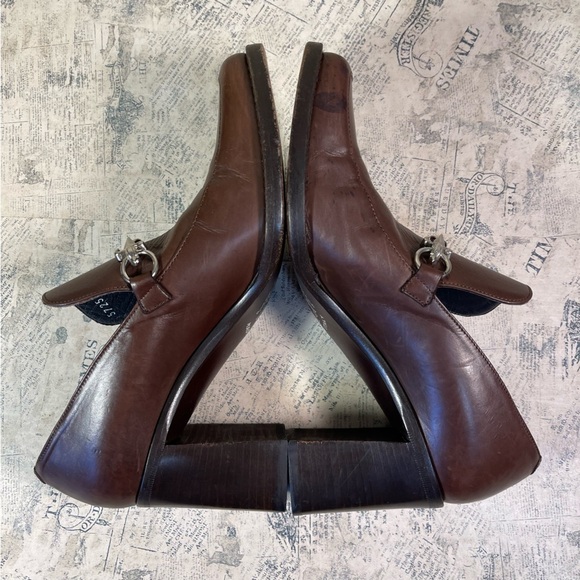Cesare Paciotti Vintage Brown Oxford Heel Size 37 - Picture 7 of 16